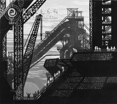 東方 套色版畫(huà) 60&times;52cm 　　林義德 2012年